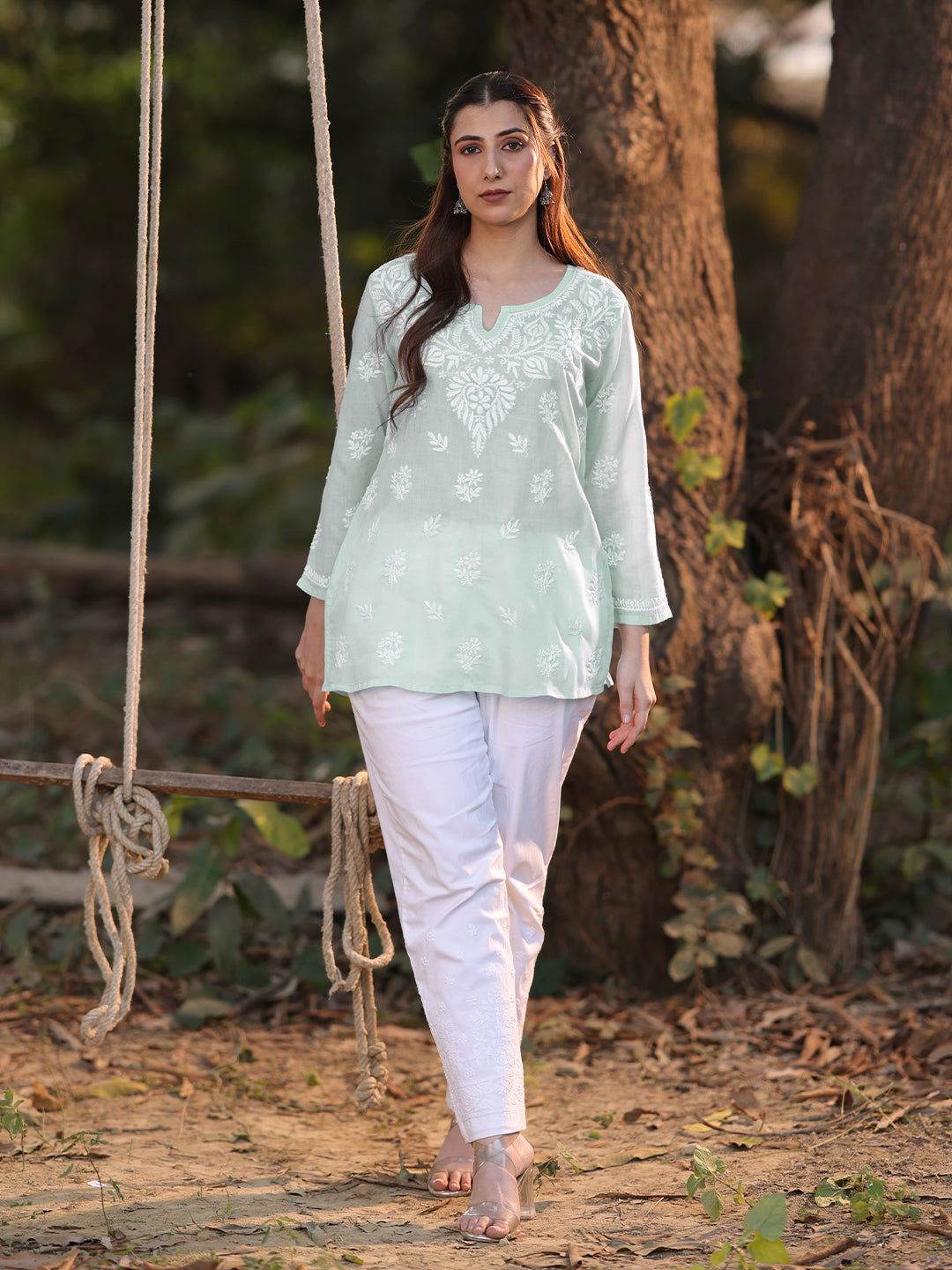 LEILA Chikankari Top - KRI CHIKANKARI